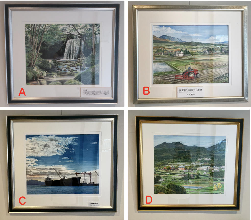 リフレッシュコーナーの絵画はどれでしょう？